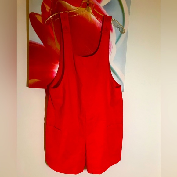 coreylynncalter Pants - Anthropologie 100% cotton Linen Romper size S